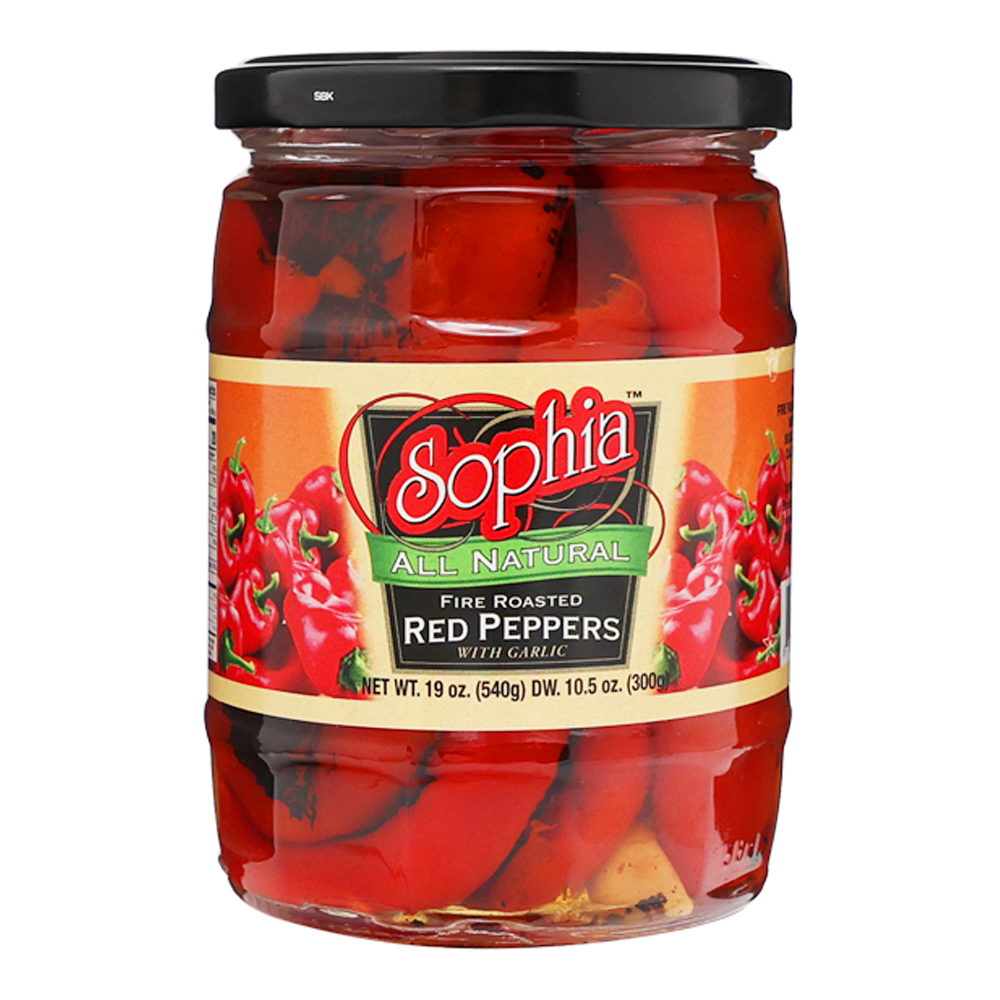 Marinated Pepper Red-Roasted W/Garlic – 19.61 fl oz (580.0ml)